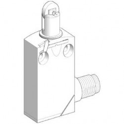 Limitator cu piston, 1 NC + 1 NO, 5 pini conector tata M12, XCMD2102C12, Schneider Electric [1]