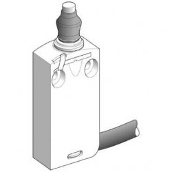 Limitator cu piston, 1 NC + 1 NO, salt al curentului de iesire, cablu 1 m, XCMD2111L1, Schneider Electric [1]