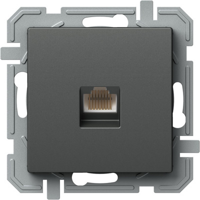Priză CAT6 SCH KS RJ45 8/8, antracit [1]