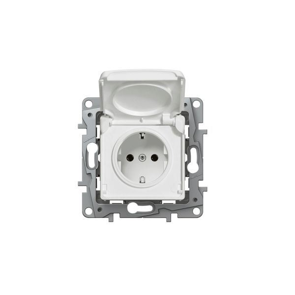 Priza cu capac 2P+T, CP ST IP44, Niloe, 664747 [1]