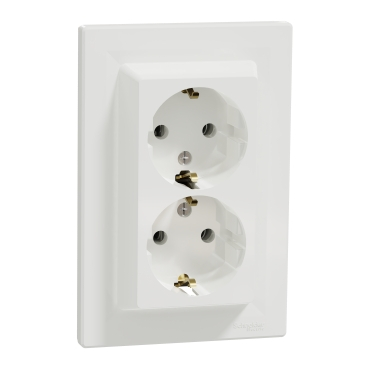 Priza Dubla Asfora 2P+N 16A Alba, EPH9900121, Schneider Electric - Schneider [1]