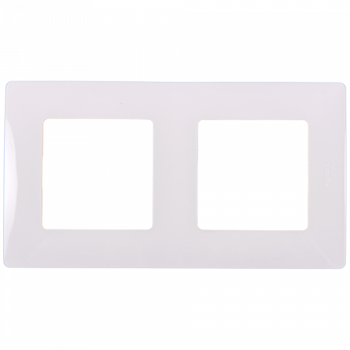 Rama 2 posturi Legrand Niloe 665002, alb [1]