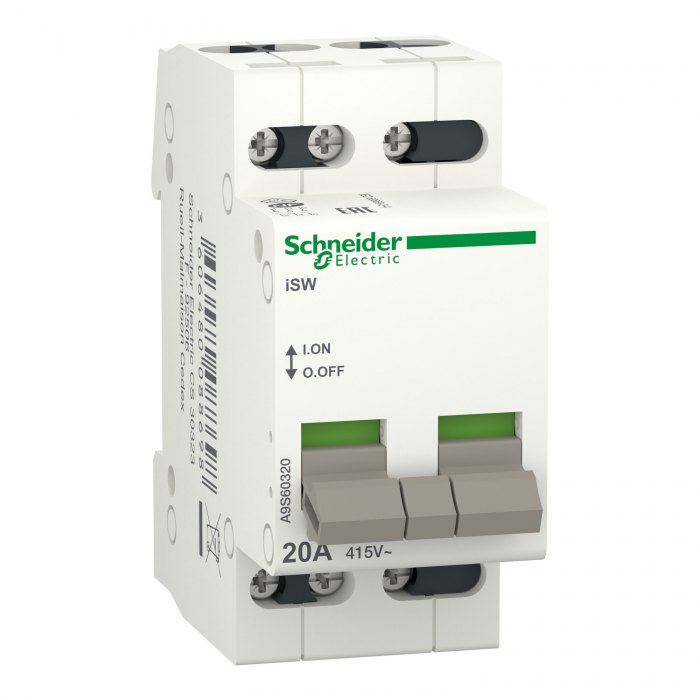 Separator de sarcina Acti9 iSW, 3P, 20 A, 415V, A9S60320, Schneider Electric [1]