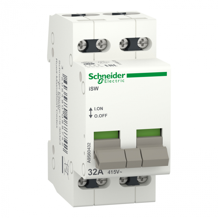 Separator de sarcina Acti9 iSW, 4P, 32 A, 415V, A9S60432, Schneider Electric [1]