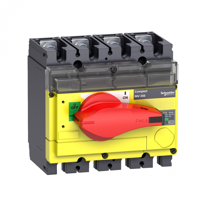 Separator de sarcina decuplare vizibil Interpact INV250, 4 poli, 250A, 31187, Schneider Electric [1]
