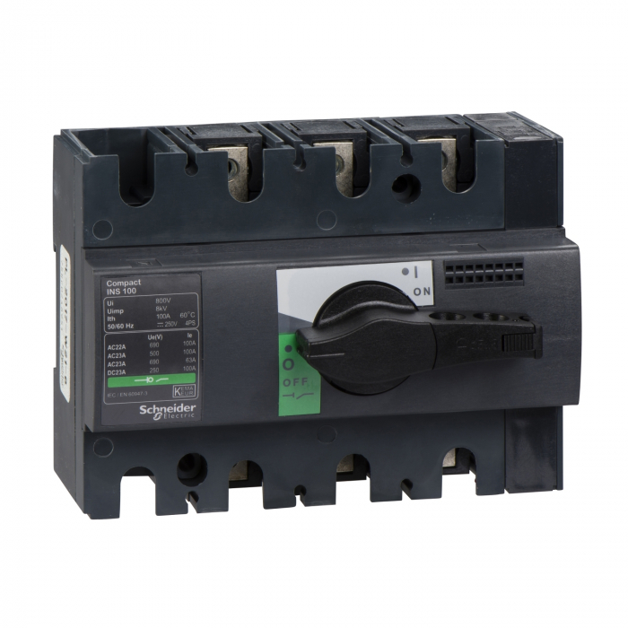 Separator de sarcina Interpact INS100, 3 poli, 100A, 28908, Schneider Electric [1]