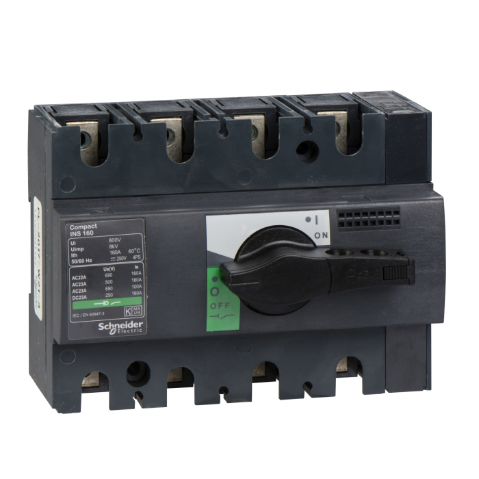 Separator de sarcina Interpact INS160, 4 poli, 160A, 28913, Schneider Electric [1]