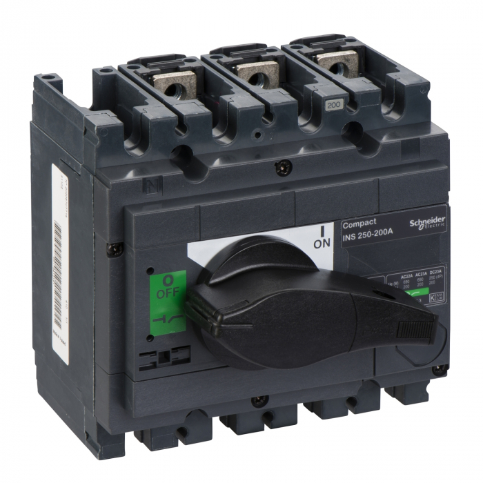 Separator de sarcina Interpact INS250, 3 poli, 200A, 31102, Schneider Electric [1]