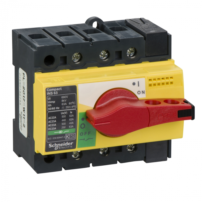 Separator de sarcina Interpact INS63, 3 poli, 63A, 28918, Schneider Electric [1]