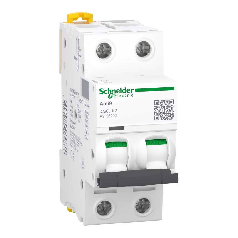 Siguranta Automanta 2 poli, 2A, A9F95202, Schneider Electric [1]