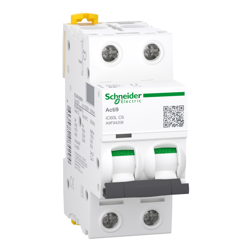 Siguranta Automanta 2 poli, 6A, A9F94206, Schneider Electric [1]