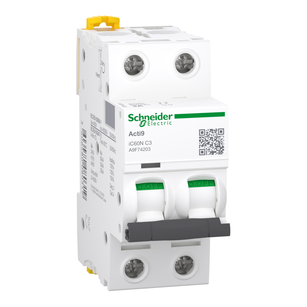 Siguranta Automata 2 Poli, 3A , A9F74203, Schneider Electric [1]