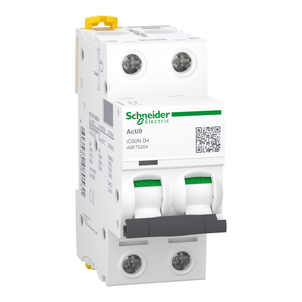 Siguranta Automata 2 Poli, 4A , A9F75204, Schneider Electric [1]
