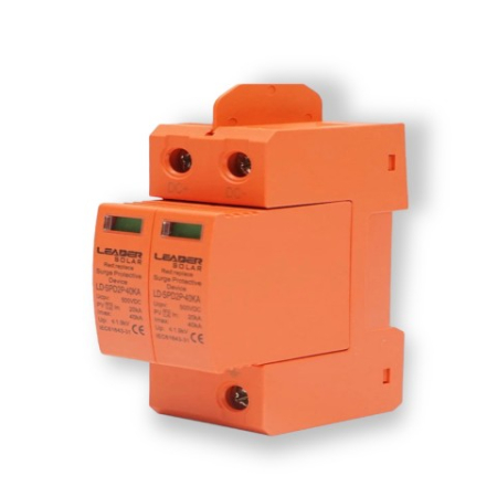 Componente electrice - Descarcator DC 600V cu semnalizare fotovoltaice SPD2P-40KA-600V