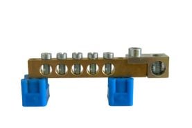 Busbar Șine Conexiuni - BARA NUL 1 IN X 35MMP 5 OUT X 16 MMP FJ107C
