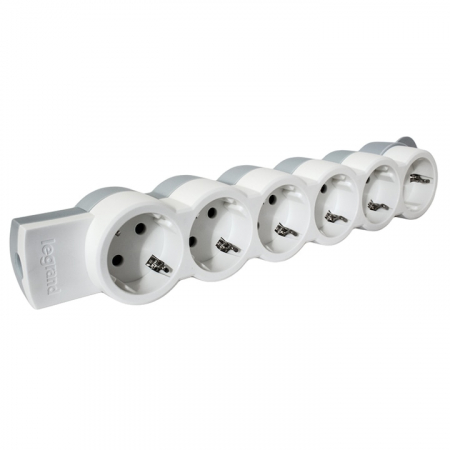 Prize, întrerupătoare, detectoare de mișcare și accesorii - Bloc Multipriza Legrand 695019, 6 prize