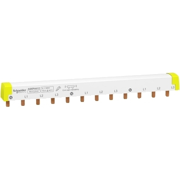 Busbar Șine Conexiuni - Busbar 3P+N 100A 12 module ,A9XPH412 , Schneider Electric - Schneider