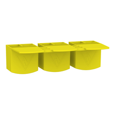 Busbar Șine Conexiuni - Capace pentru Dinti 1P+N/3P+N Set 12 , A9X21096, Schneider Electric - Schneider