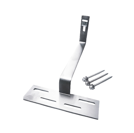 Sisteme de prindere - Carlig prindere panou fotovoltaic pe tigla tip solzi + 3 suruburi + bolt LP