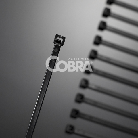 Coliere de plastic - Colier de plastic pentru cabluri 80x2.4 Negru
