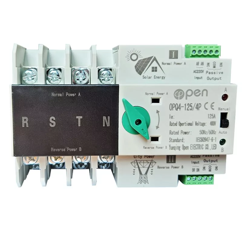 ATS / Comutatoare Transfer - Comutator Automat de Transfer ATS Trifazat Fotovoltaice 125A Open