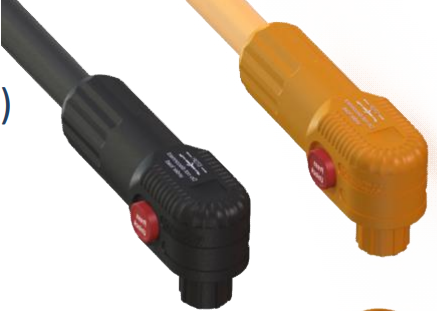 FOTOVOLTAICE - Conector sertizare cupru mama-portocaliu 50mm²