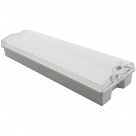 Iluminat de Siguranță - CORP ILUMINAT AVARIE CU AUTOMENTINERE IP65 LED 3W AUTONOMIE 3H EM49A - BT