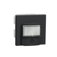 Detectoare de mișcare - Detector de mișcare cu Intrerupător Noua Unica 10A Antracit, NU352554, Schneider Electric - Schneider