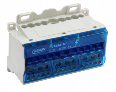 Busbar Șine Conexiuni - DISTRIBUITOR FJ 125A-3P+N
4X35MMP IN 12X16MMP+19X6MMP OUT/1000V/125A 