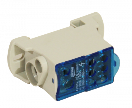 Busbar Șine Conexiuni - DISTRIBUITOR FJ 160A 1 IN 7 OUT/1000V/160A 