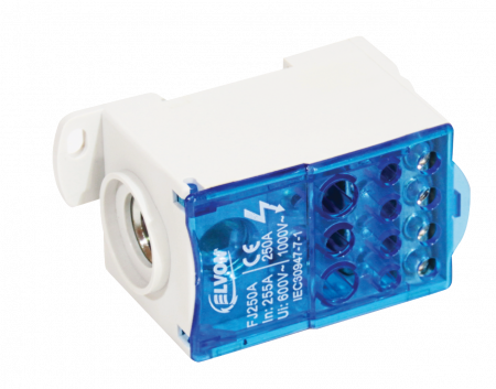 Busbar Șine Conexiuni - DISTRIBUITOR FJ 250A 1 IN 11 OUT/1000V/250A 