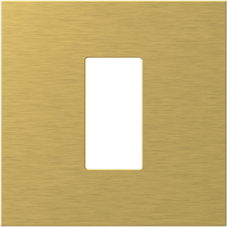 Prize, întrerupătoare, detectoare de mișcare și accesorii - EDGE Rama decorativa metal 1/2M aurie pentru elemente modulare MODUL