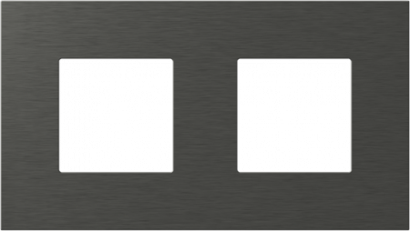 Prize, întrerupătoare, detectoare de mișcare și accesorii - EDGE Rama decorativa metal 2x2M antracit pentru elemente modulare MODUL