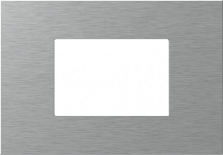 Prize, întrerupătoare, detectoare de mișcare și accesorii - EDGE Rama decorativa metal 3M argintie pentru elemente modulare MODUL
