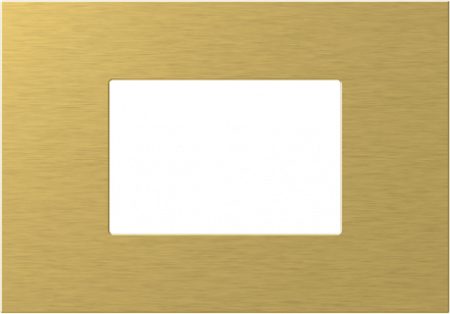 Prize, întrerupătoare, detectoare de mișcare și accesorii - EDGE Rama decorativa metal 3M aurie pentru elemente modulare MODUL
