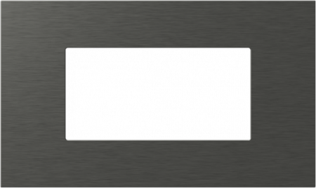 Prize, întrerupătoare, detectoare de mișcare și accesorii - EDGE Rama decorativa metal 4M antracit pentru elemente modulare MODUL
