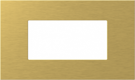 Prize, întrerupătoare, detectoare de mișcare și accesorii - EDGE Rama decorativa metal 4M aurie pentru elemente modulare MODUL
