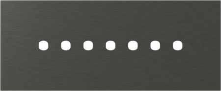 Prize, întrerupătoare, detectoare de mișcare și accesorii - EDGE Rama decorativa metal 7M antracit pentru buton EDGE