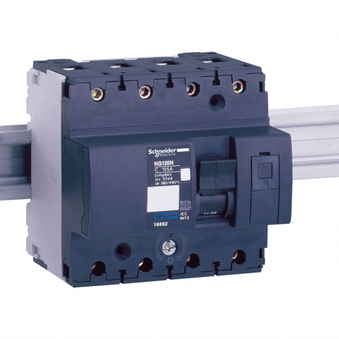 Întrerupătoare automate și accesorii - Intreruptor Automat 4 Poli, 16A, NG 125N 18650, Schneider Electric