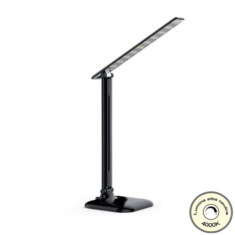 Iluminat - Lampă LED de Birou Dimabila 9W 4000K, ELM-955LED101T/BL, Elmark
