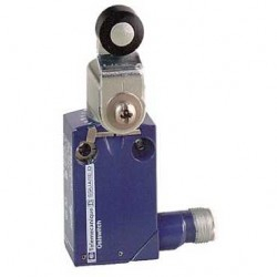 Limitatori - Limitator cu brat rotativ cu rola din termoplastic, 1 NC + 1 NO, salt al curentului de iesire, cablu 1 m, XCMD2115L1, Schneider Electric