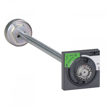 Protecția circuitelor, protecții diferențiale și descărcătoare - Maneta rotativa frontala pt. INS630b - 2500/INV630b - 2500, Culoare Neagra, 31288, Schneider Electric