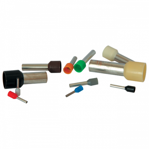 Cabluri și accesorii - Pini Terminali Izolati E 0508 Alb, ELM-59023, Elmark