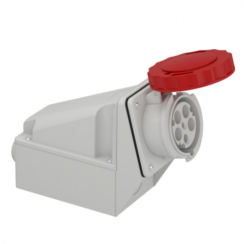 Prize, întrerupătoare, detectoare de mișcare și accesorii - Priza Industriala Mureva, 3P+N+E, 63A, 415V AC, IP67, SCH-81183, Schneider Electric - Schneider