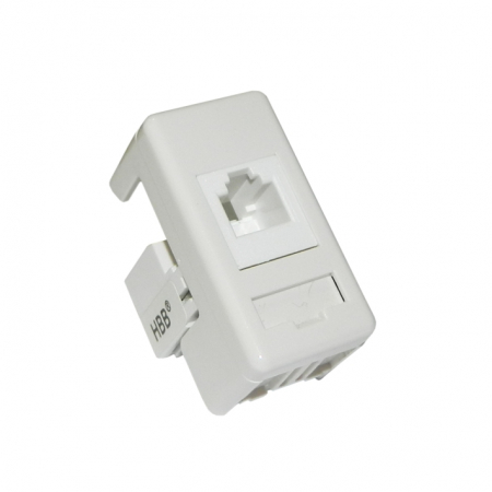 Prize - PRIZA MODULARA TELEFON 6P4C "YRISS" - ALB