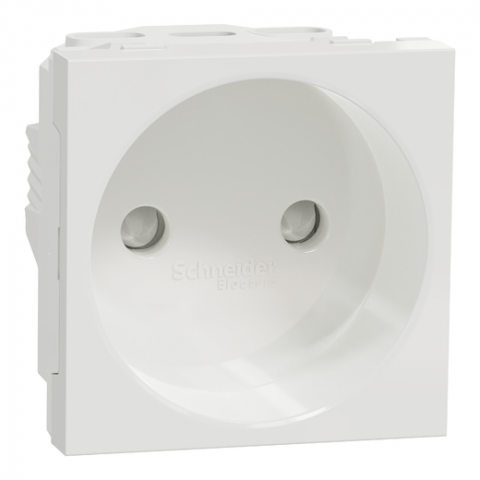 Prize - Priza Noua Unica 2P 2m 16A Albă, NU303318, Schneider Electric - Schneider