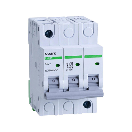 FOTOVOLTAICE - Separator compact 16A, 3P, 750V DC, Noark 101758, pentru sisteme fotovoltaice