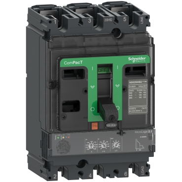 Protecția circuitelor, protecții diferențiale și descărcătoare - Separator de Sarcina ComPacT NSX100F 36kA 40A 3P, C10F32D040, Schneider Electric - Schneider