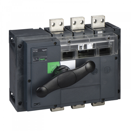 Separatoare - Separator de sarcina decuplare, vizibil Interpact INV1600, 3 poli, 1600A, 31364, Schneider Electric