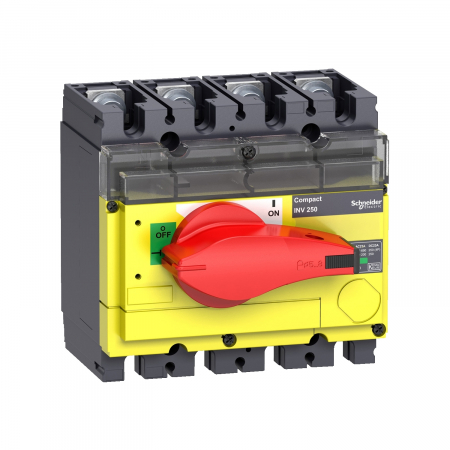 Separatoare - Separator de sarcina decuplare vizibil Interpact INV250, 4 poli, 250A, 31187, Schneider Electric